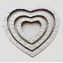Heart Shape Canvas Art Frame of 20 30 40cm Wholesale Oil Painting Canvas