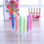 Wholesale 3D Permanent 6pcs 10ml glow textile paint fabric paint