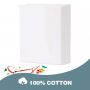 Art 8x10 Inch White Blank Canvas Full Cotton Primed 10pcs Stretched Canvas for Acrylic Oil Painting