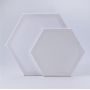 100% Cotton Primed Blank Hexagon Painting Canvas Panel Canvas Frame Set for oil acrylic painting