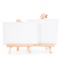 Natural Wood Mini Easel Frame Tripod Display Meeting Wedding Table Number Name Card Stand Display Holder Children Painting Craft