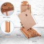 French Easel Artist Wooden Paint easel box Sketch Box Portable Folding Durable Display Easel