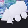 Art Canvas Round Triangle Hexagon Stretch Canvas Perfect for acrylic pouring, acrylic or oil painting