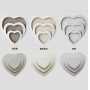 Heart Shape Canvas Art Frame of 20 30 40cm Wholesale Oil Painting Canvas