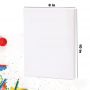 Art 8x10 Inch White Blank Canvas Full Cotton Primed 10pcs Stretched Canvas for Acrylic Oil Painting