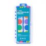 amazon hot selling 12 colors solid water color cake kids watercolor paint set with brush pen non toxic OEM art watercolor