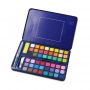 12/18/24/36/48color Watercolor Paint Set Non-toxic Professional Portable Tin Box Solid Pigment Painting Kit for Artist