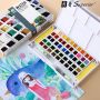 Superior New 12/18/24/30/36/40/48 Colors Solid Watercolor Paint Set for Artist Drawing Painting Water color Pigment Art Supplies