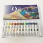 Professional 12 Colors 12ml Tubes Art Oil Paint Set Rich Vivid Colors for Artists Students Beginners Canvas Portrait Painting