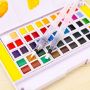 Superior New 12/18/24/30/36/40/48 Colors Solid Watercolor Paint Set for Artist Drawing Painting Water color Pigment Art Supplies