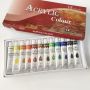 Acrylic Paint Set 12 Colors(12ml/0.4oz) Non Fading Paints for Artist Kids Hobby Painters & Students Ideal for Canvas Painting