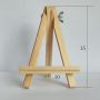 Aamzon Hot Sale Mini Artist Wooden Easel Wood Wedding Table Card Stand Display Holder For Party Decor 10*15cm