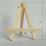 Wholesale Mini Artist Wooden Easel Wood Wedding Table Card Stand Display Holder For Party Decor 10*11cm