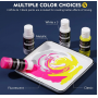 Acrylic pouring paint 60ml bottles pre-mixed high flow liquid acrylic paint for canvas wood stone ideal for artwork DIY projects