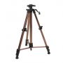 Adjustable Aluminum Metal Tripod Artist Easel Stand with Carry Bag for Painting Canvas for Table-Top/Floor Drawing & Displaying