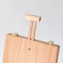 High Quality Travel Portable Beech Wood Oil Painting Easel Box with Leather Handle Painting Suitcase Art Supplies