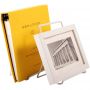 Adjustable White Plate Stand Easel Picture Frame Stand Foldable Tablet Iron Display Holder Stand for Displaying Photos Plates