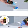 Pouring acrylic paint 12 colors pre-mixed high flow & ready to pour 60 ml bottles multi-purpose paints for canvas & paper rocks