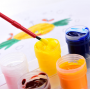 Non-toxic cheap bottle water colour color acrylic paint pigment DIY for drawing painting