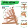 Tabletop Display Stand Artist canvas Easel,Beechwood Tripod for kids Painting easel artists painting set
