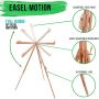 Tabletop Display Stand Artist canvas Easel,Beechwood Tripod for kids Painting easel artists painting set