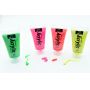 Brilliant high quality fluorescent acrylic paint