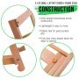 Tabletop Display Stand Artist canvas Easel,Beechwood Tripod for kids Painting easel artists painting set