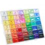 Art nano gouache paint set for Kids 49 colors professional paint replacement pack portable