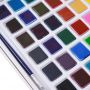 High Quality12/24/ 36/48 Colors Water color Paint Set Professional Solid cake with brush For Kids factory direct amazon hot sale