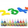 OEM Puffy Paint Wonderful Coloring Fabric Paint, Factory Supply 3D with Marker Pen Tube Package Non-toxic 10 ColorS 30ML