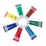 wholesale 3d acrylic paints set and finger liquid painting 12 colors 75ml professional poster art drawing paint for artist