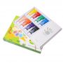 Hot selling best gift kids craft finger paints with 20ml 24colors Non toxic DIY washable Tempera finger paint for children
