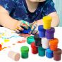Finger Paint Washable Children Finger Paints Set for Diy Non-toxic Eco-friendly Bright and safety Painting 30ml 12 colours