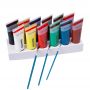 wholesale 3d acrylic paints set and finger liquid painting 12 colors 75ml professional poster art drawing paint for artist
