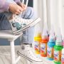 30ml 12 /24 colors fabric paint set waterproof acrylic paint for children gift textile paint brush your own ceramic and cloth