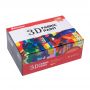 Environmental Safe 3D Fabric Paint, Permanent Textile Paint with Fluorescent, Glitter, Metallic Colors for Clothing,T-Shirts...