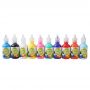 Wholesale puffy paint 3d effect fabric paint washable for children DIY ART painting 10 colours 30ml ECO friendly acrylic paint