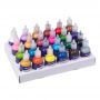 OEM puffy paint 3D permanent fabric paint textile acrylic washable 30 ml 24 colors children's gift set DIY art