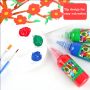 12 Colors Washable Non-toxic ECO Friendly DIY Paint for Kids Funny Finger Painting Kit