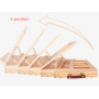 Falling in Art Beechwood Tabletop Easel Set with 12 Tubes Acrylic Paints 24 Pieces Artist Acrylic Painting Set Tools Kit