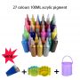 Acrylic Paint Art Acrylic Paint Set 24/27 color 100ml Art craft paint decoration