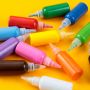 Wholesale Colorful Artist Acrylic Paint Set 12 In High Quality 100ml Acrylic Paint