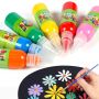 12 Colors Washable Non-toxic ECO Friendly DIY Paint for Kids Funny Finger Painting Kit