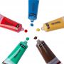 Amazon Hot Selling 75ml 12 Colors tube Non-Toxic Waterproof Permanent DIY Artist Acrylic Paint Set for Beginner children gift