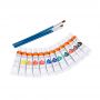 Metallic acrylic art painting paint