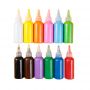 Acrylic paint leather paint bottles in a variety of capacity 18/24/36 color textile dye silk fabric paint set