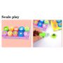Non-toxic Kids paint 12-color finger paint daub seal set for kids