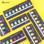Superior 5/8/24 colors high quality Pearlescent Gem Metallic solid watercolor paint with water ink brush set metal box