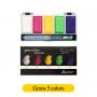 Superior 5/8/24 colors high quality Pearlescent Gem Metallic solid watercolor paint with water ink brush set metal box