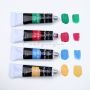 2021 Amazon hot-selling non-toxic 24 colors 12 ml acrylic paint set with Aluminum tube for art painting canvas